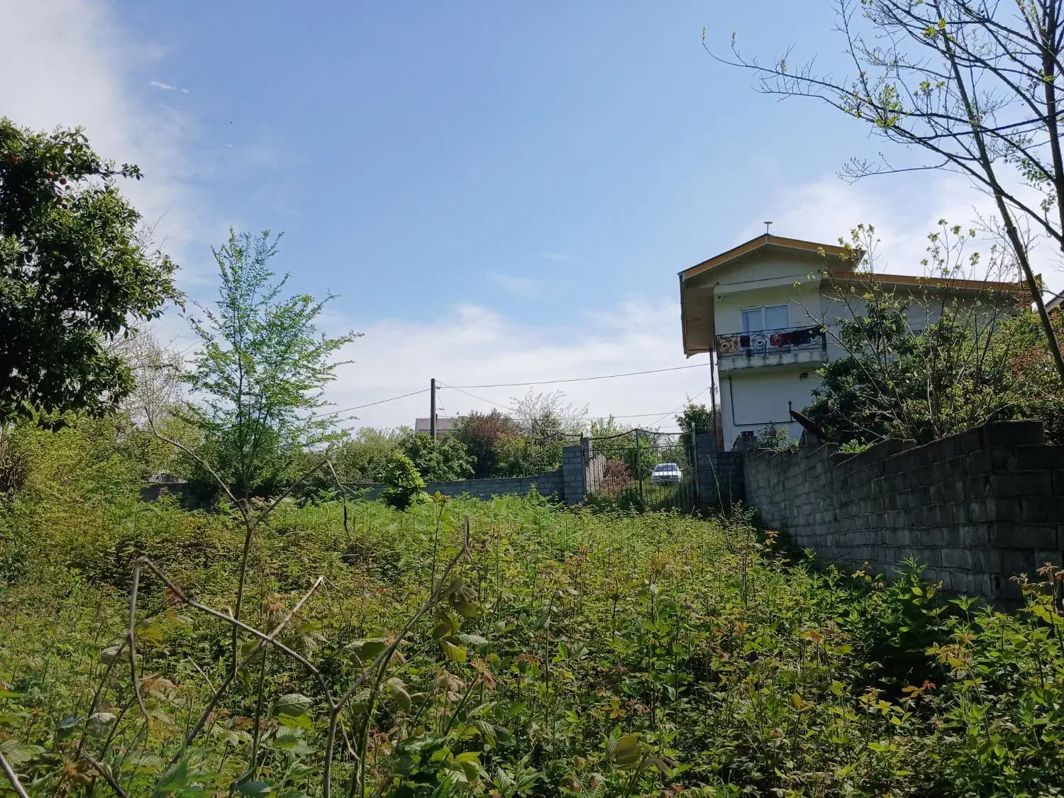 زمین مسکونی با پروانه