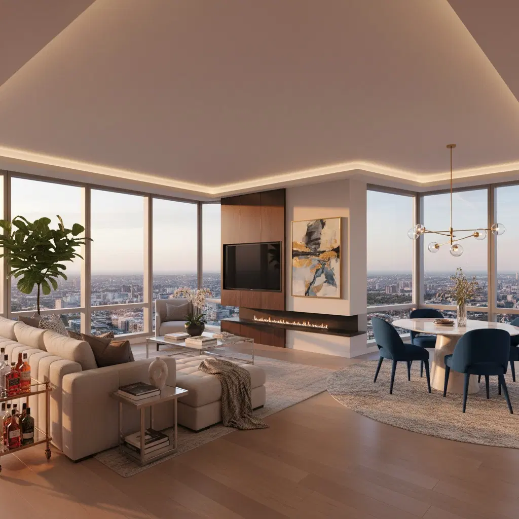 آپارتمان ۲ خوابه_ سالن بزرگ_ تاپ لوکیشن