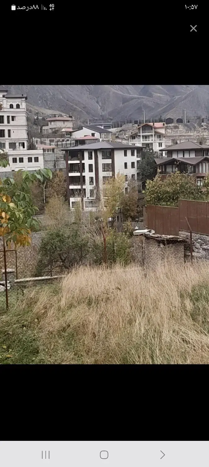۸۵۰ متر زمین ۳۲۰ متر بنا لواسان