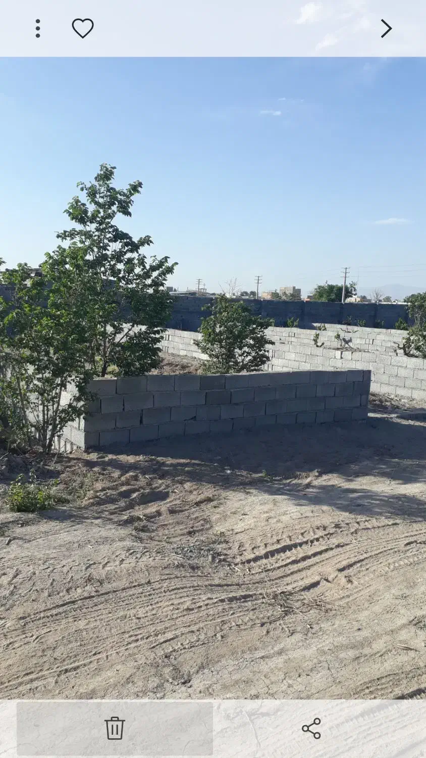 زمین باغچه