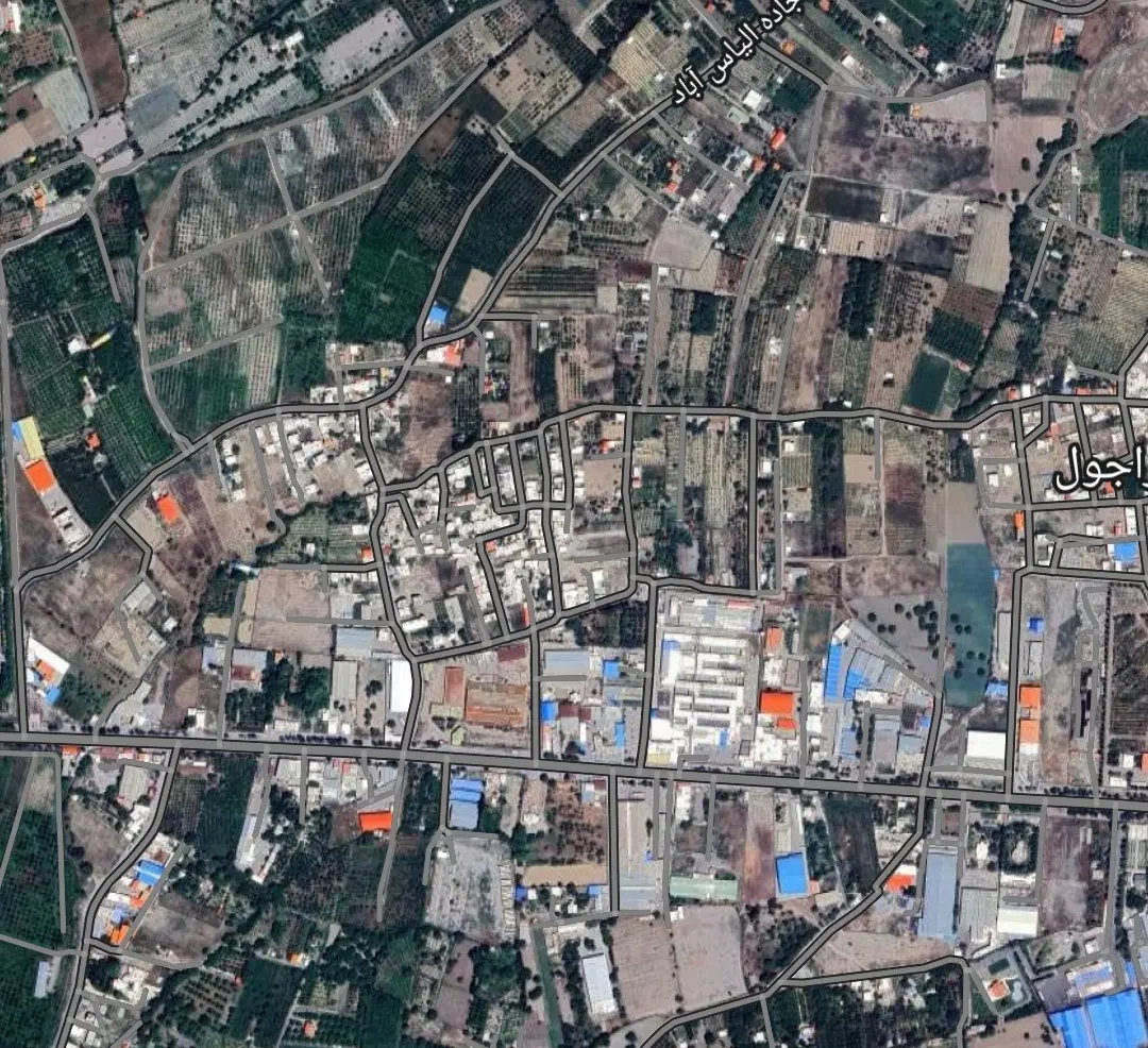زمین سنگر میرعبداله داخل طرح