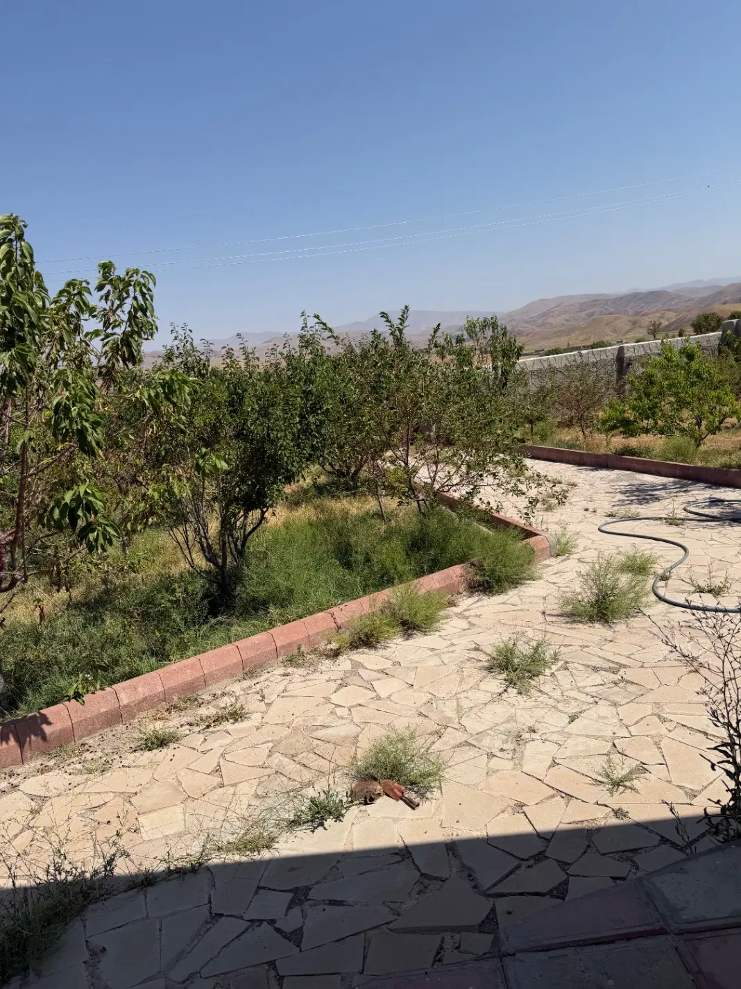 ۱۰۰۰متر تکمیل آب برق ۲تا درب ورودی زین اباد
