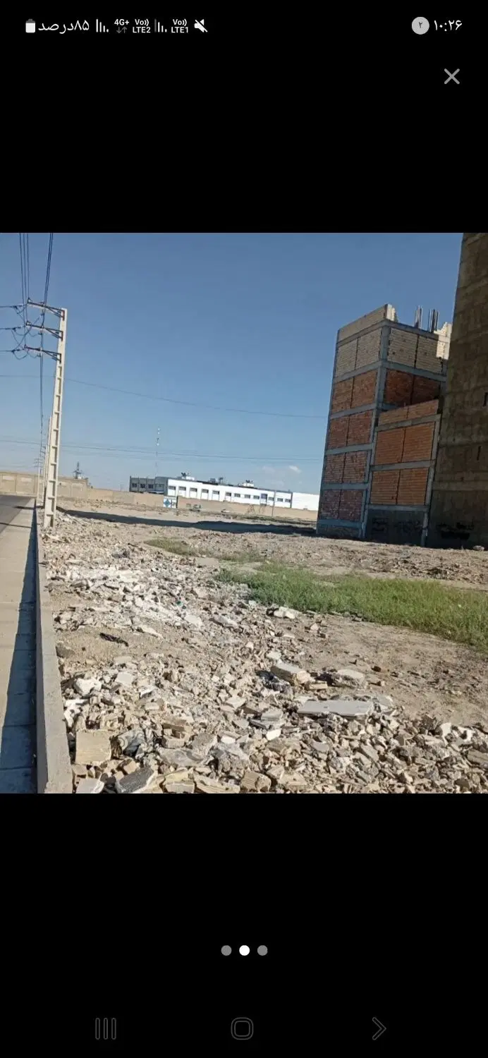 زمین دریاچه 200متری خیابان 16متری
