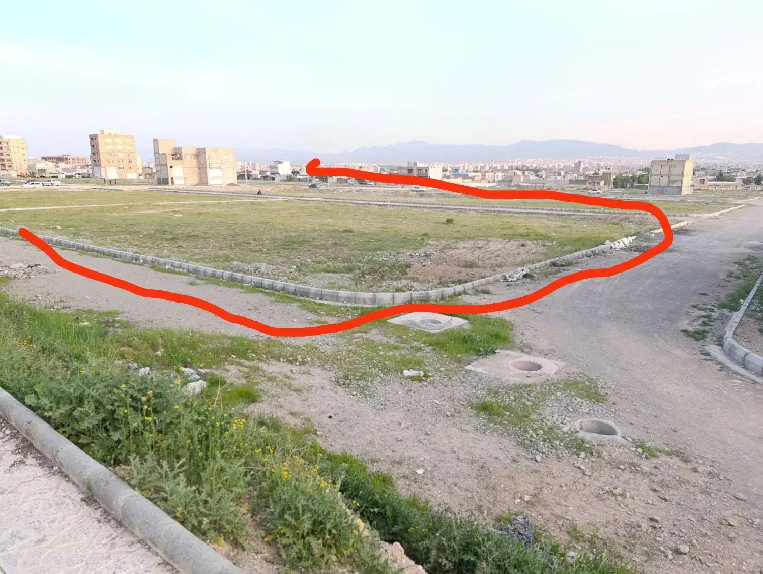 زمین شهرک امید