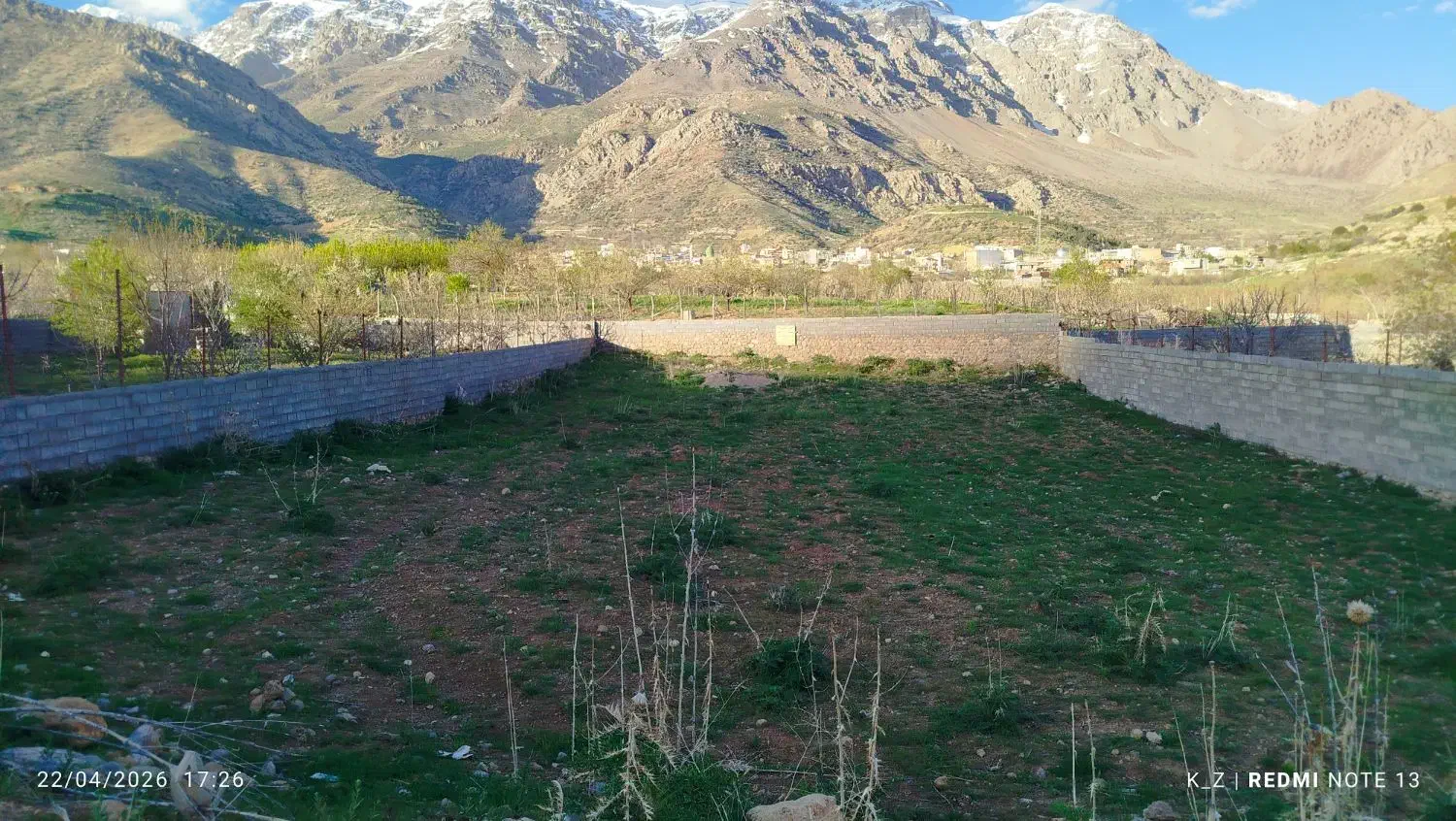 زمین در کمربندی شهر سی سخت
