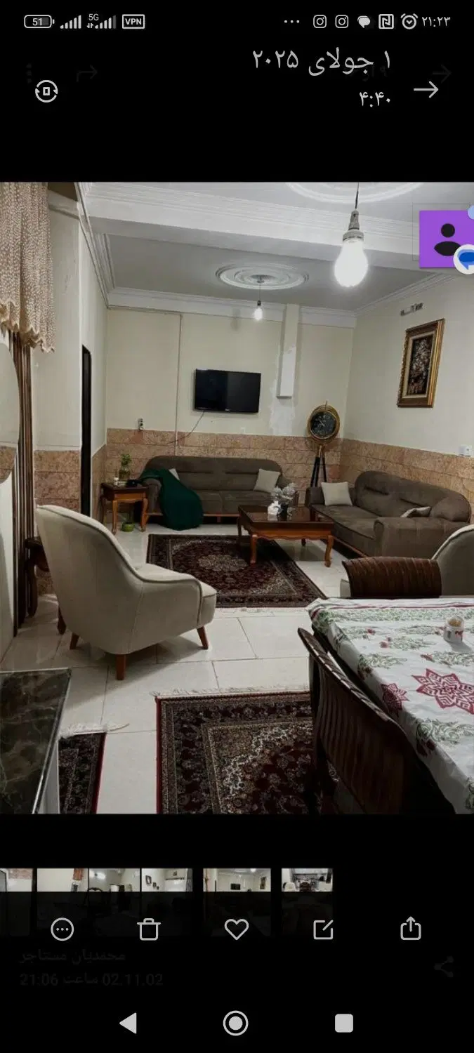 آپارتمان طبقه همکف راه جدا دوخوابه