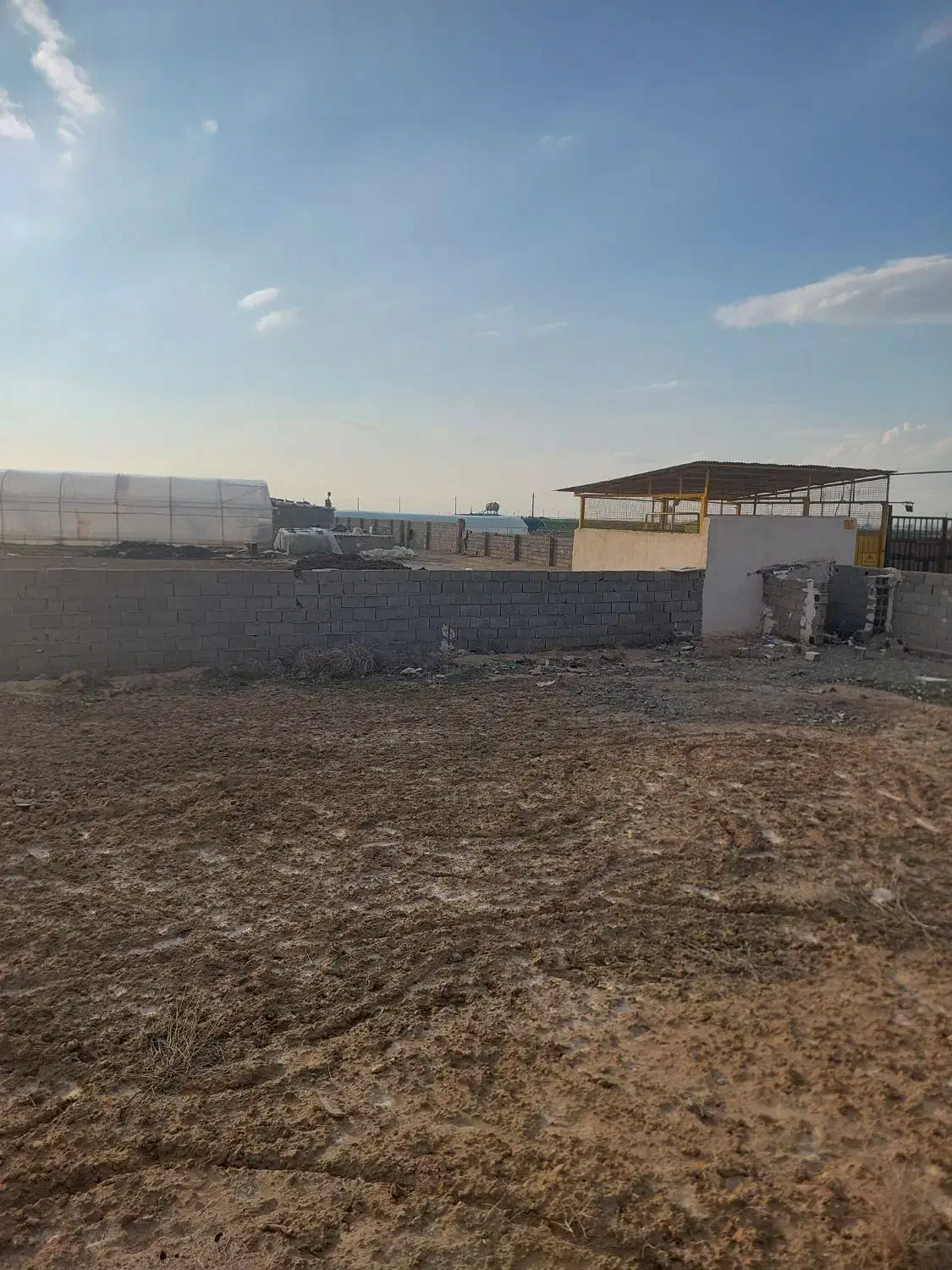 زمین کشاورزی چهار دیواری