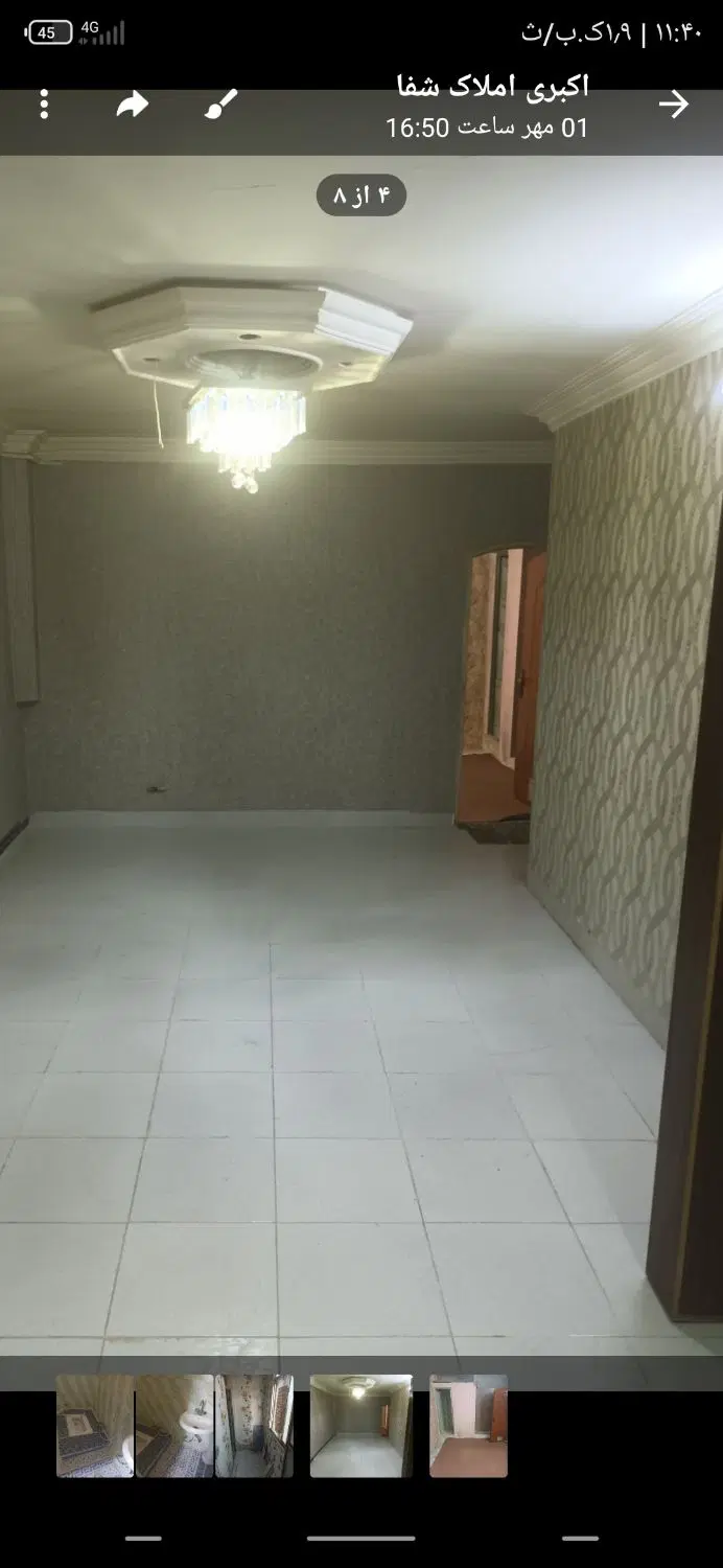 خانه هفتاد متری   طبقه دوم تخلیه آماده تحویل