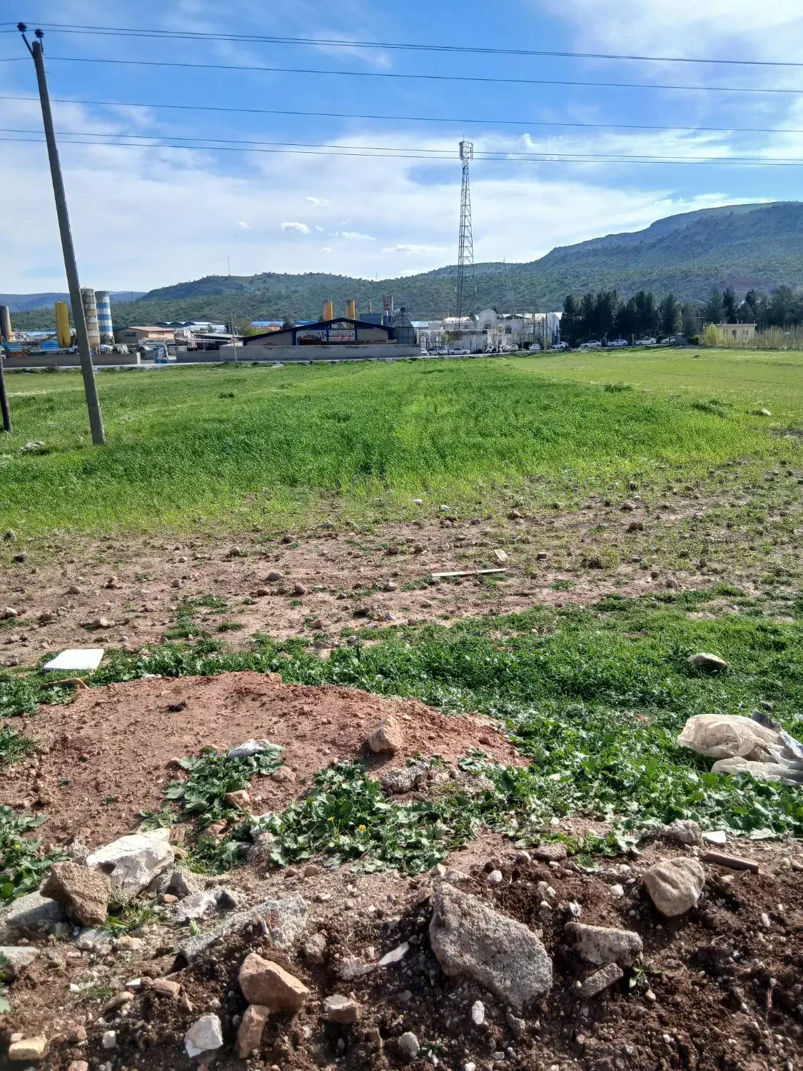 زمین جلوی جاده شهرک صنعتی شماره ۲