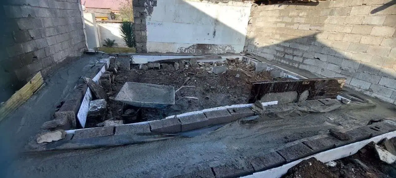 زمین پی ریزی شده برای ویلا