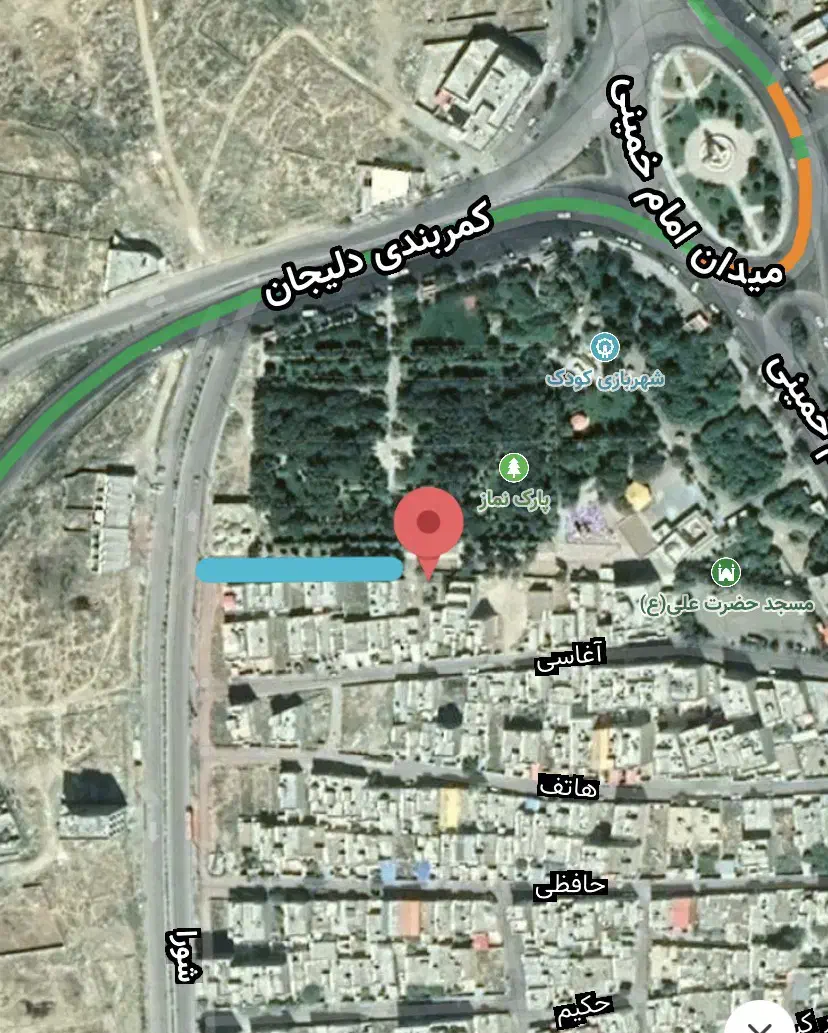 زمین مسکونی با موقعیت عالی