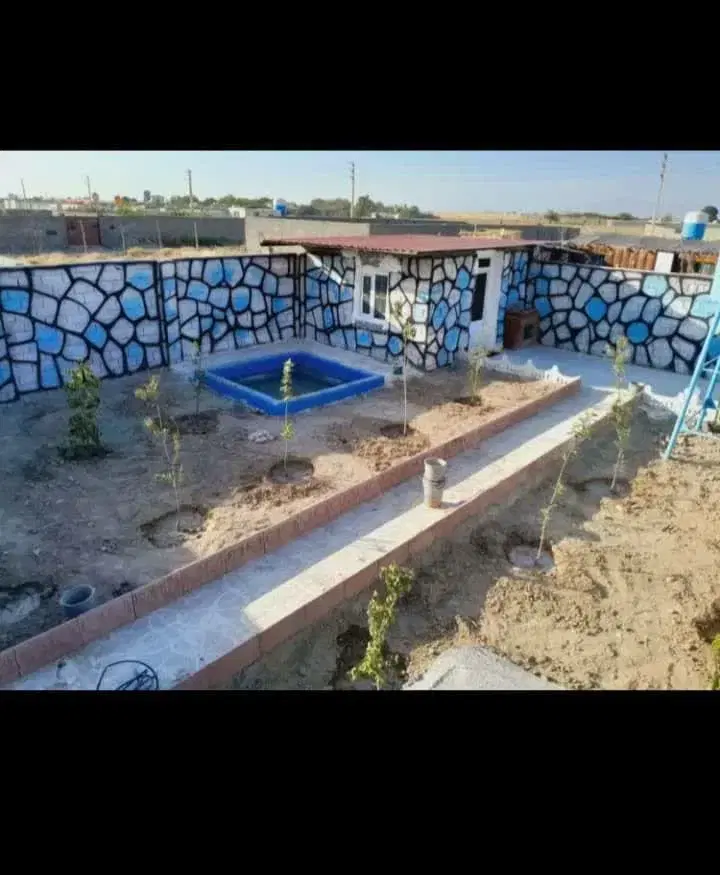 باغچه ۲۱۰متری_محوطه سازی و حوضچه