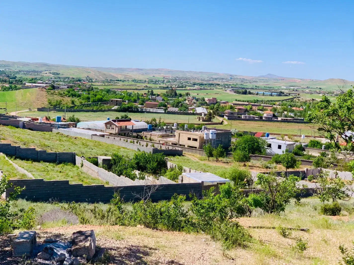 زمین باغ باغشهر خانه زنیان