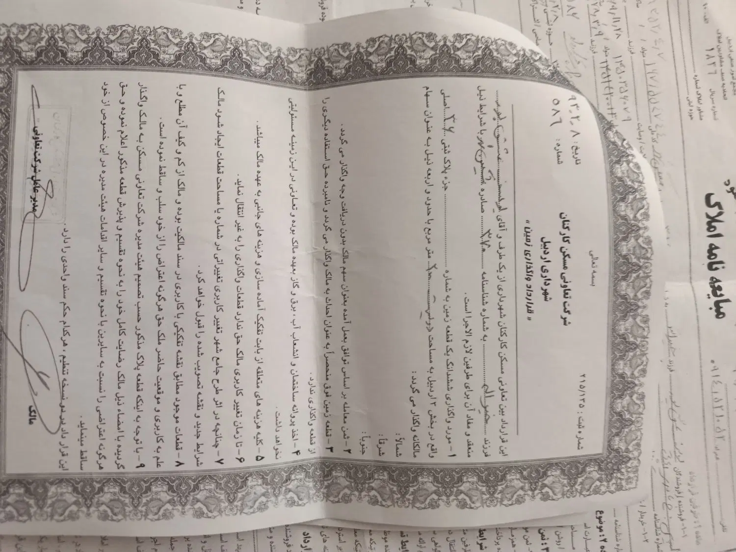 فروش فوری زمین شرکت تعاونی کارکنان شهرداری