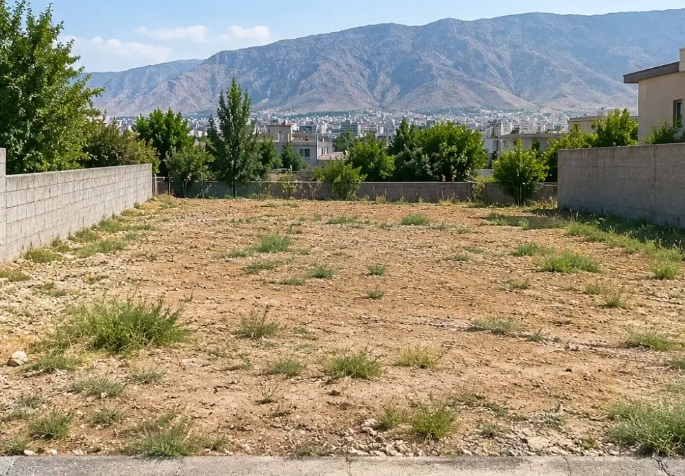 زمین زیر قیمت بازار گلدشت حافظ