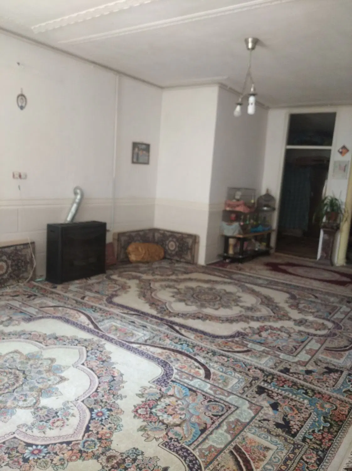 منزل ویلایی بزرگ ماشین رو نزدیک به خیابون اصلی و