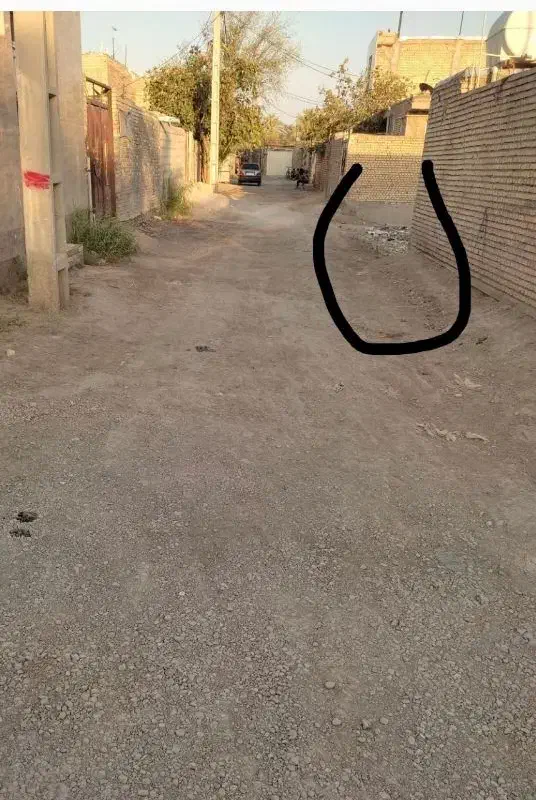 قطعه زمین  مساحت 173 متر مربع