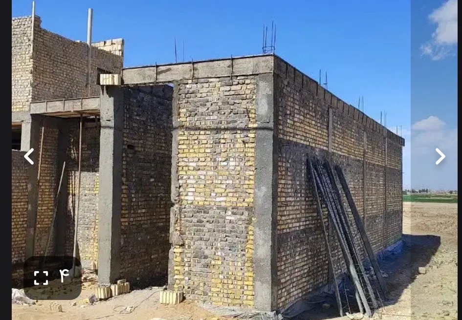 زمین نیمه ساز دو طبقه