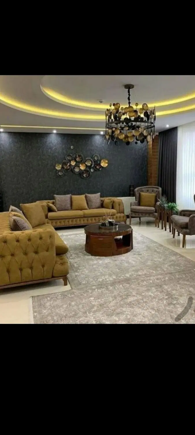 مبله شیک مهمان روب رو ساحل