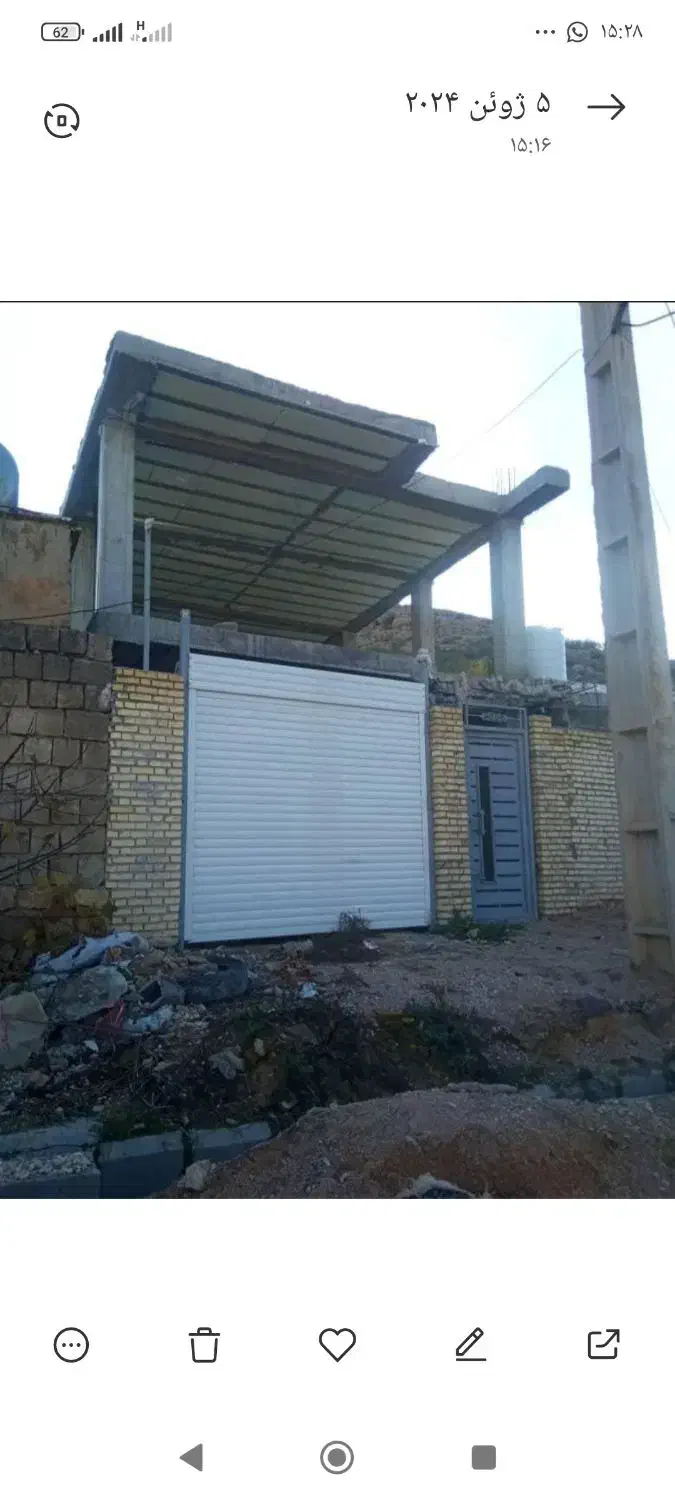 منزل نیمه کاره در نوراباد