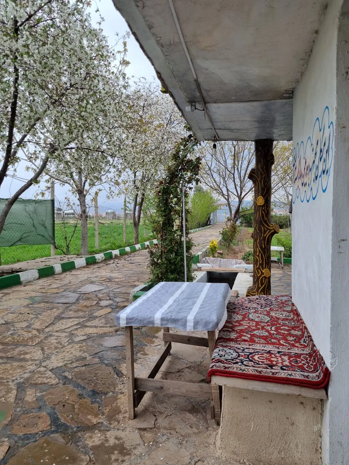 تهاتر باغ  زیبا پایین اتوبان قزوین محمدیه