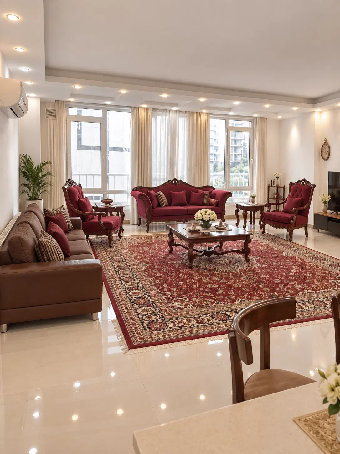 ۱۴۰متر اپارتمان درحدصفر_کوی وحدت_لوکس وتمیز