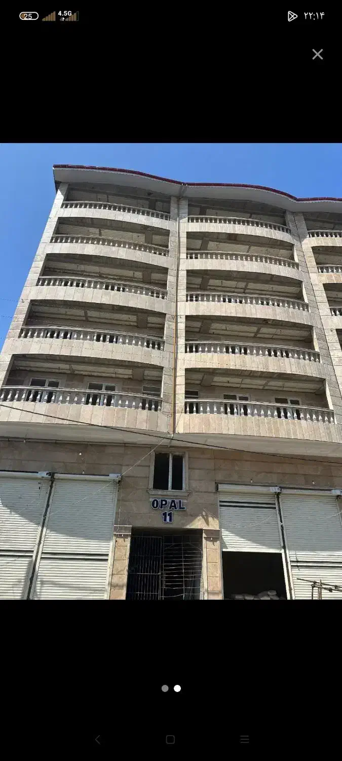 آپارتمان ۱۴۰ متری ۲ خواب و اتاق کلوزت طبقه ۵