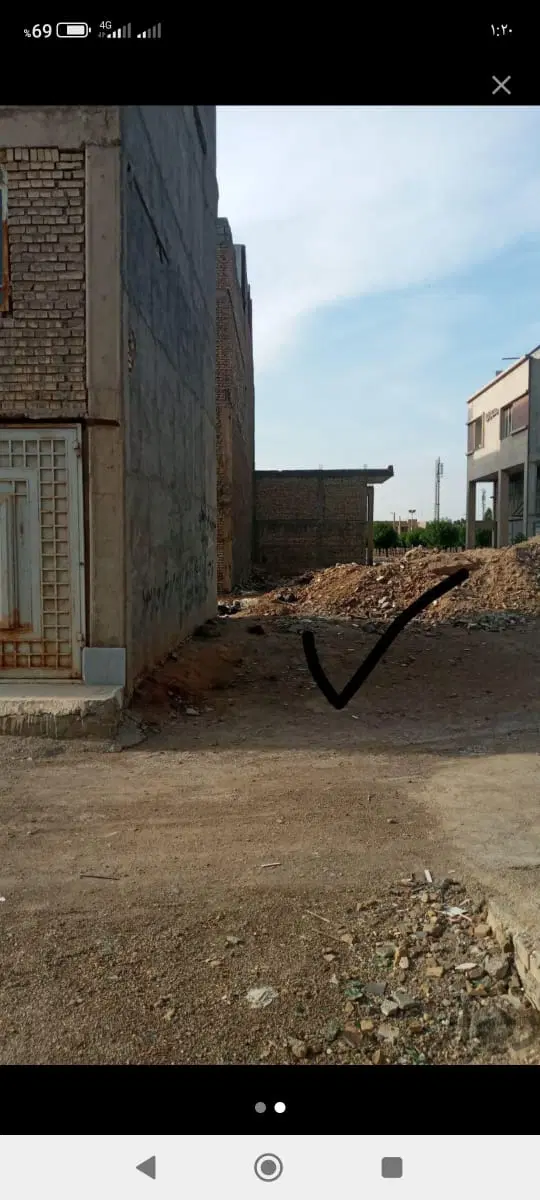 زمین تجاری مسکونی 64متری فاز یک پاداد سندتکبرگ
