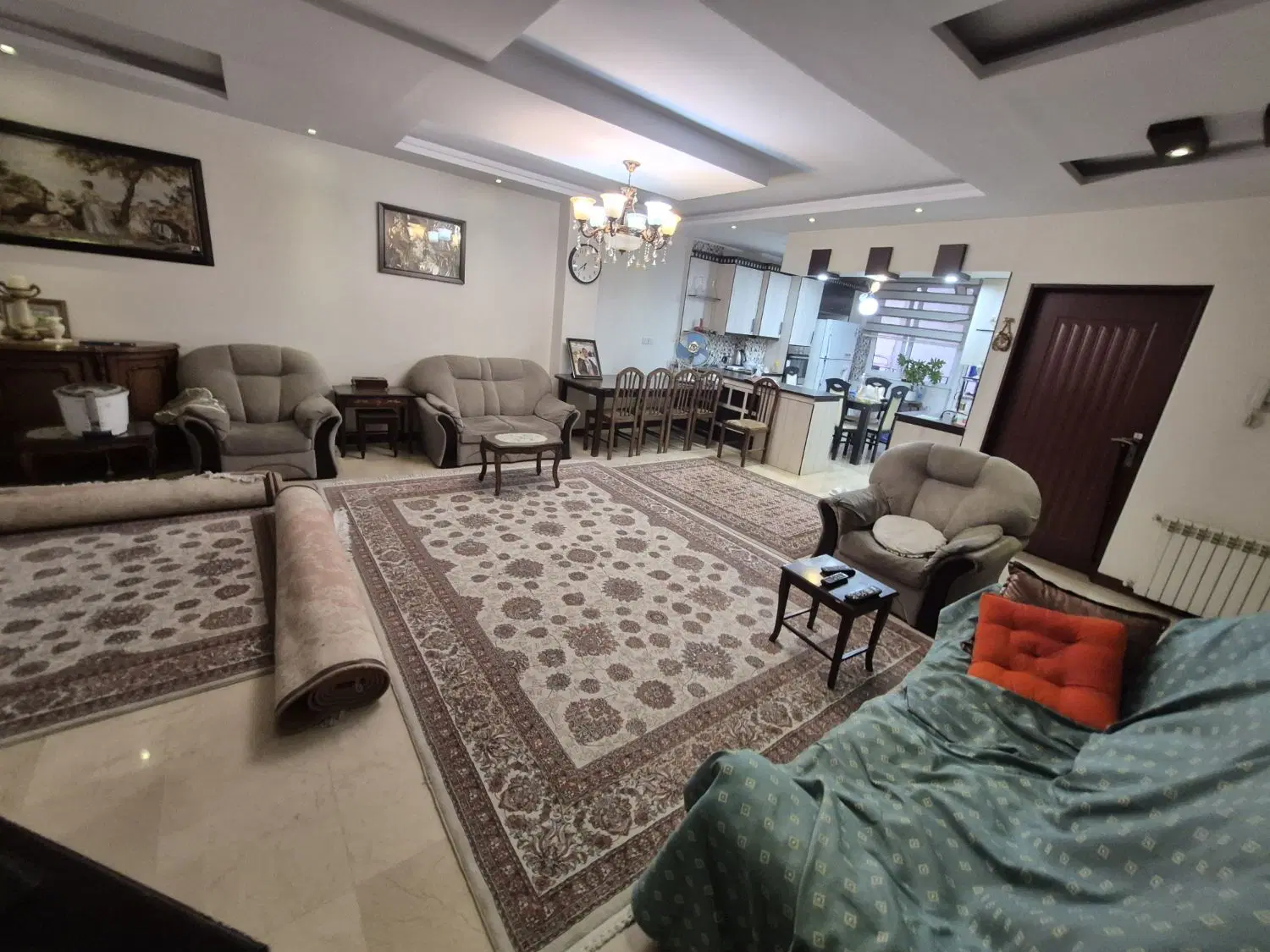 ۱۲۸ متر۳خواب _تک واحد_اول نیرو هوایی_۲۰متر انباری