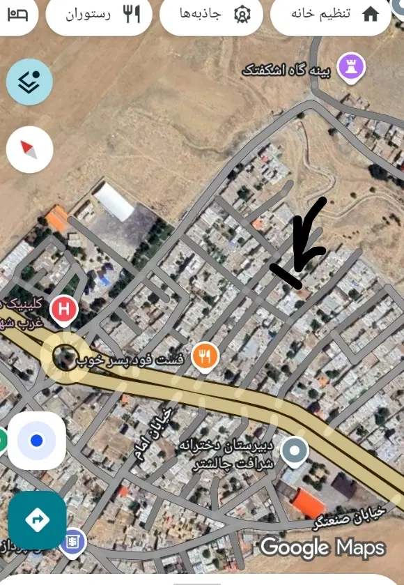 فروش زمین مسکونی چالشتر بلوار رهبر کوچه ۸۶