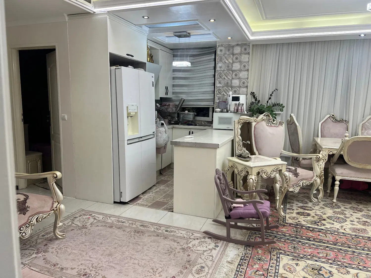 رهن اپارتمان _۶۶متری_ تمیز_ خوش نقشه_ سرتاسر نور
