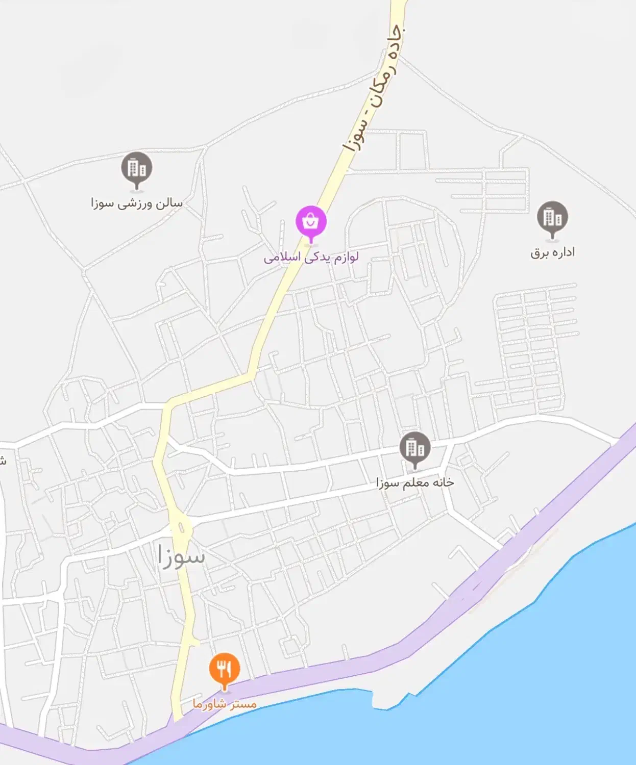 زمین 460 متری شهر سوزاء