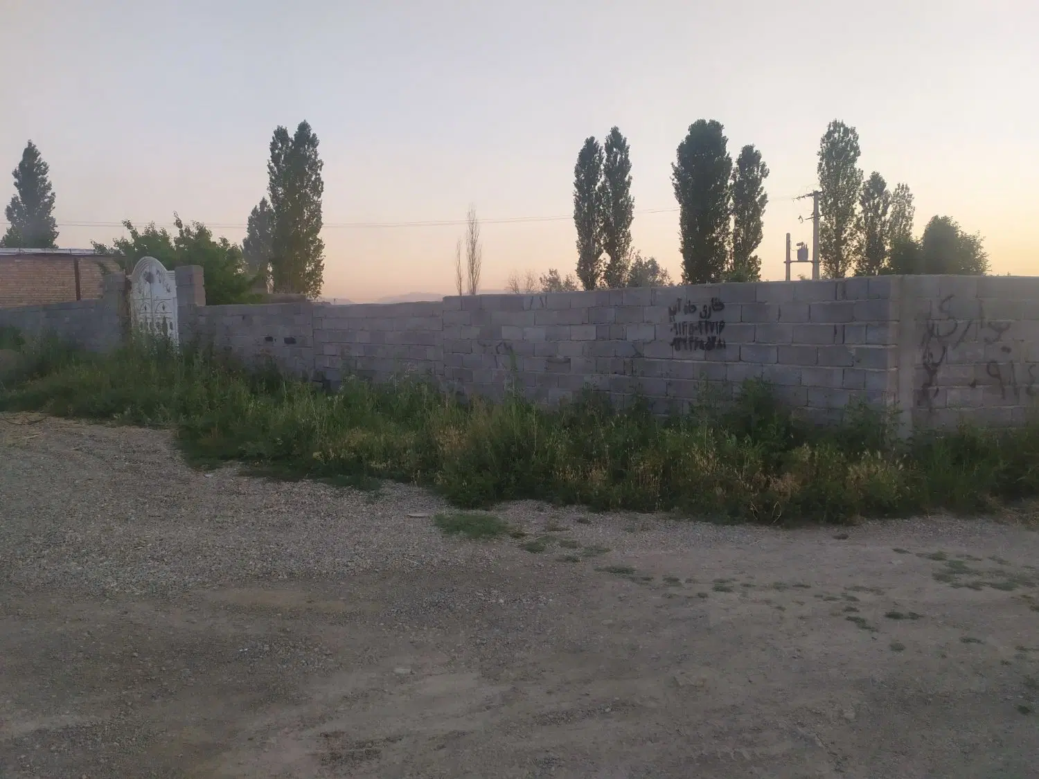 باغچه تجاری ویلایی  ، سعیدلوبرآسفالت450متر