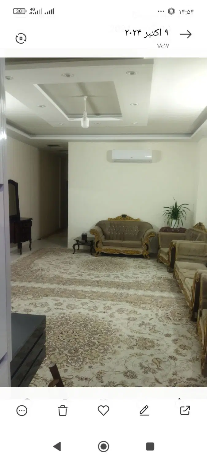 آپارتمان طبقه دوم بالای پیلوت