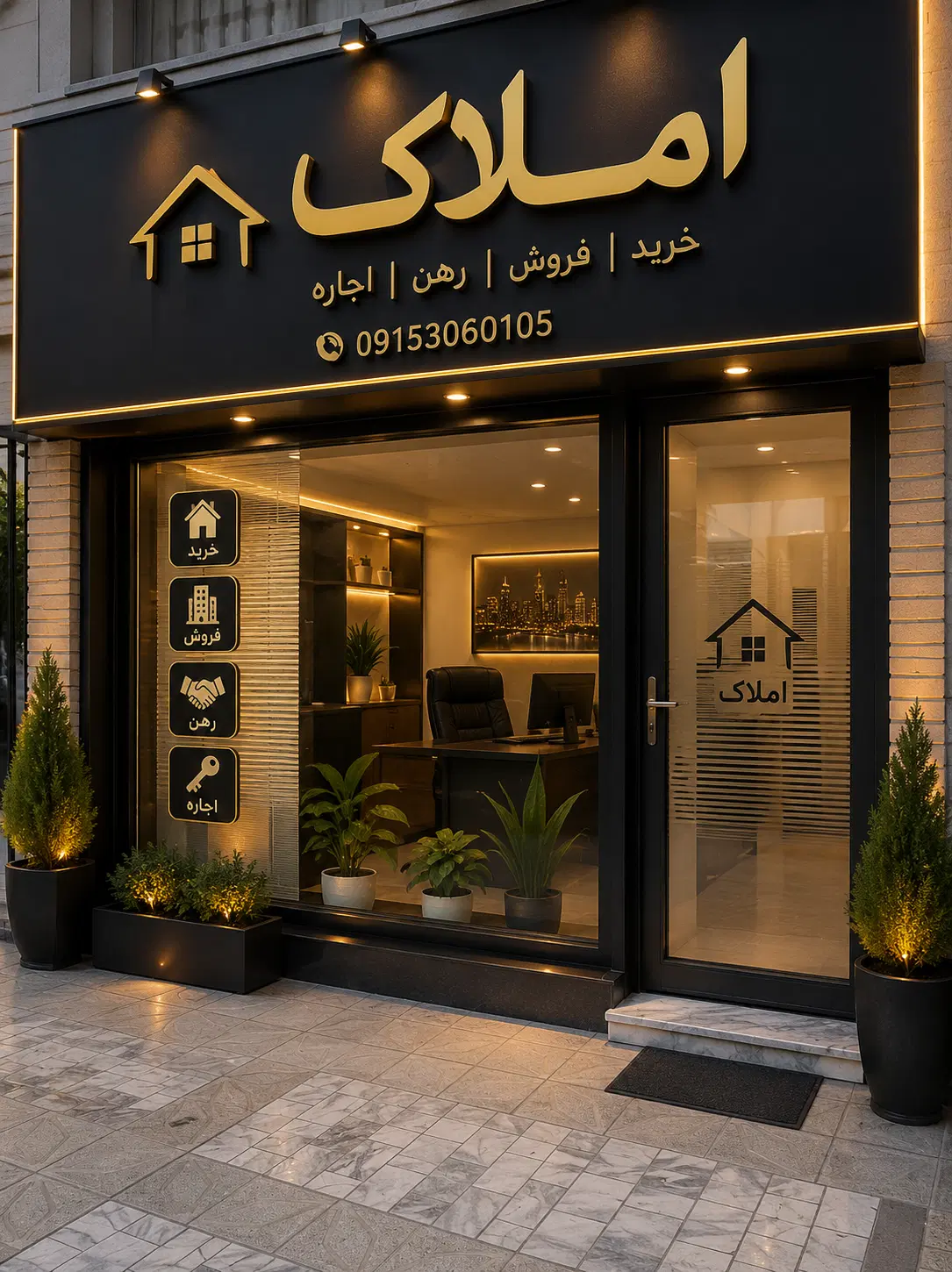 دفتر کار ۳۰ متری با درب مستقل در ستاری