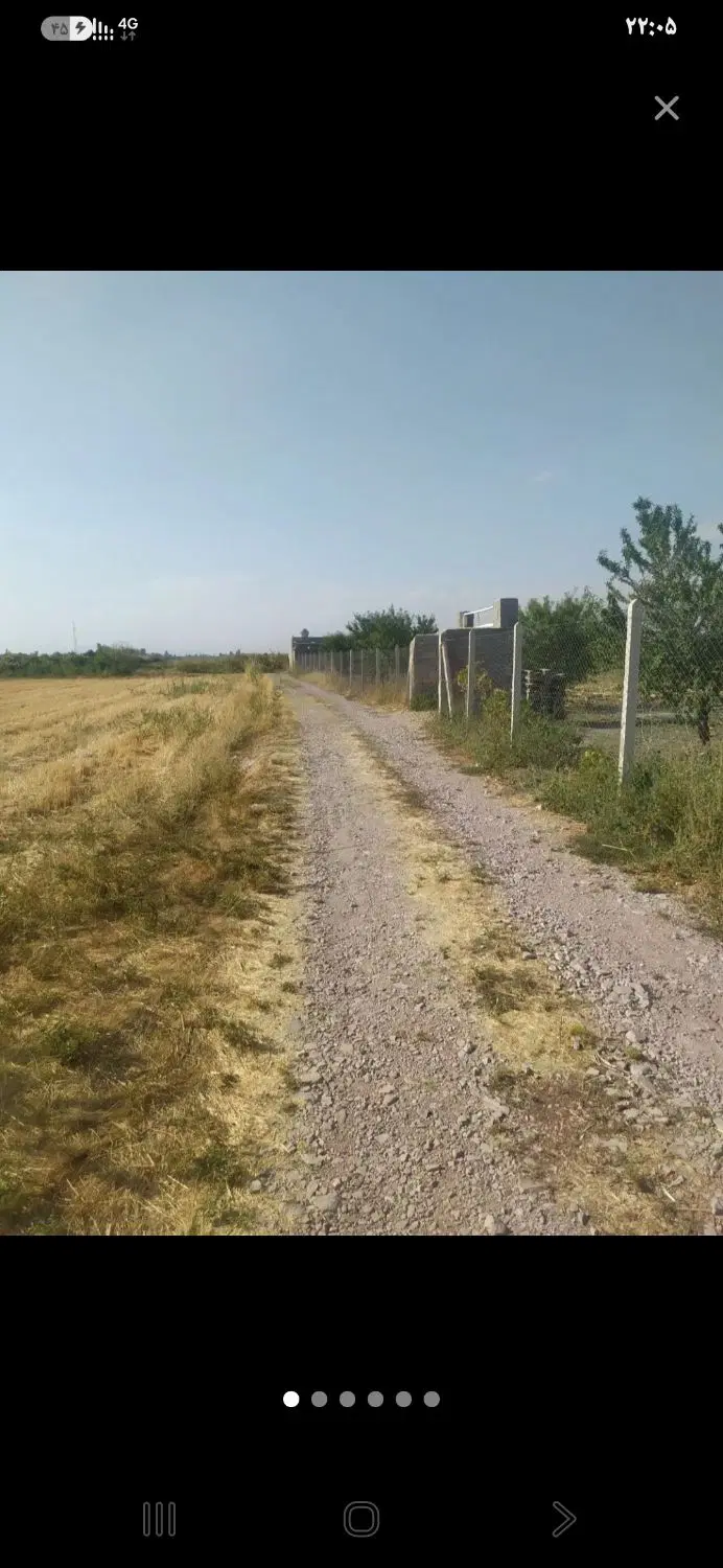 زمین برای احداث ویلا وباغ