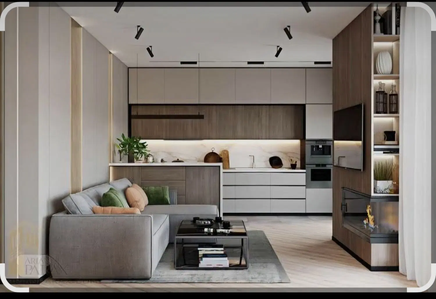 آپارتمان دو خواب شیک رهن و اجاره