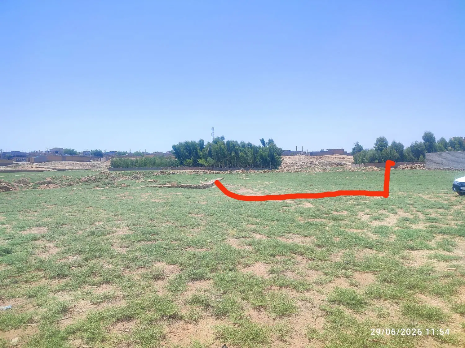 زمین ویلایی روستای پیردالو