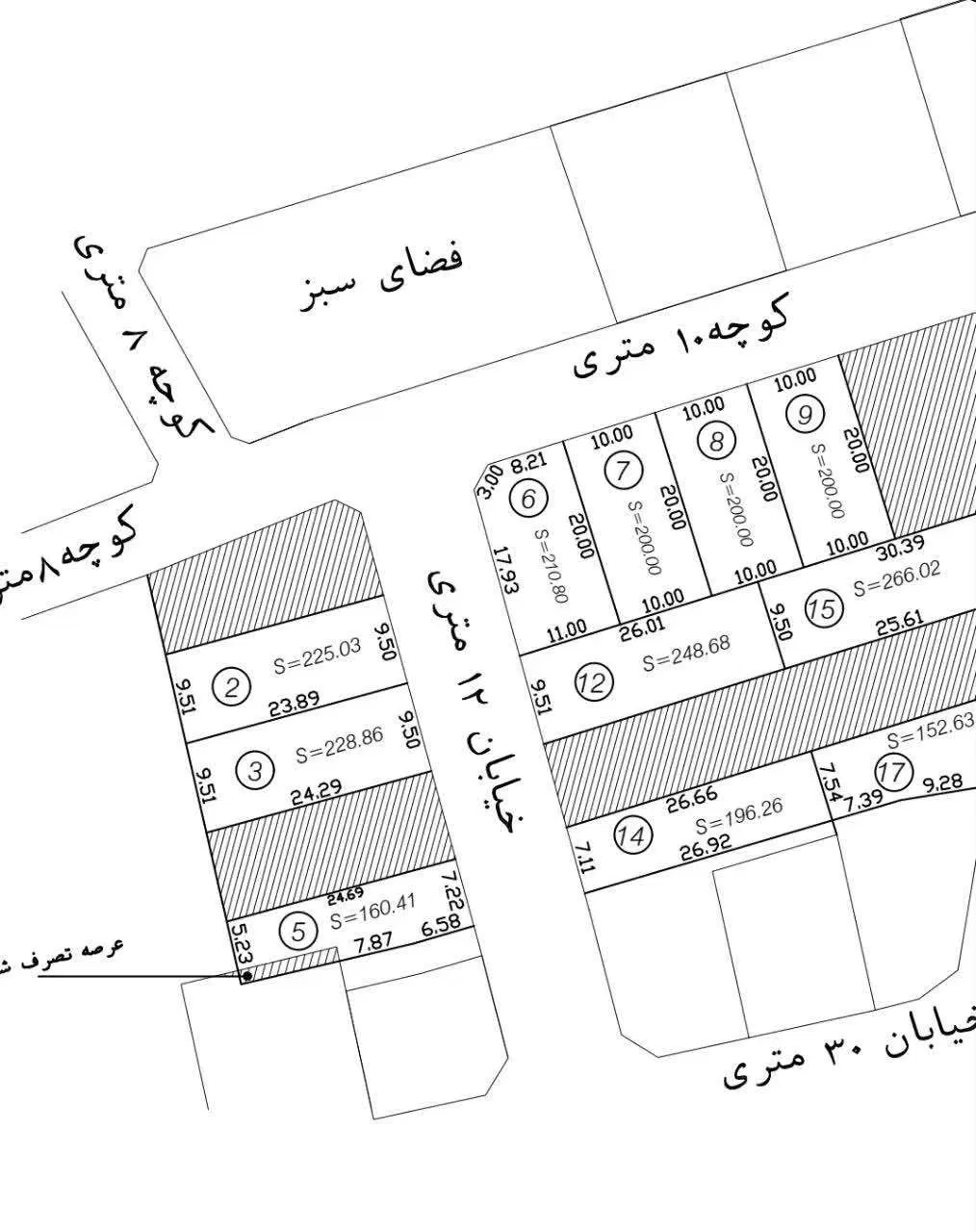 فیش زمین تعاونی مسکن ایثارگران شهردای قم