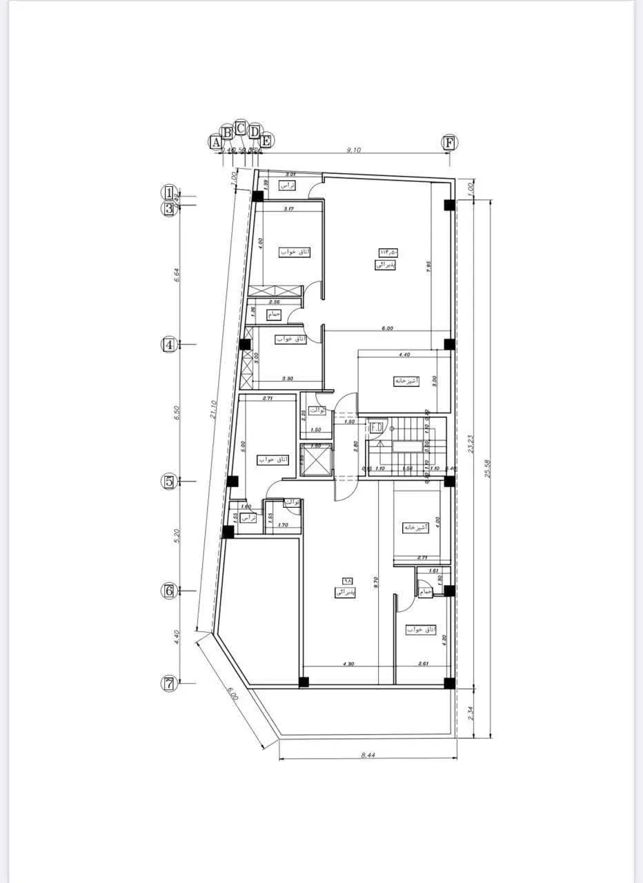 زمین ۲۲۵ متر  ۱۷ متر بر سند شش دانگ