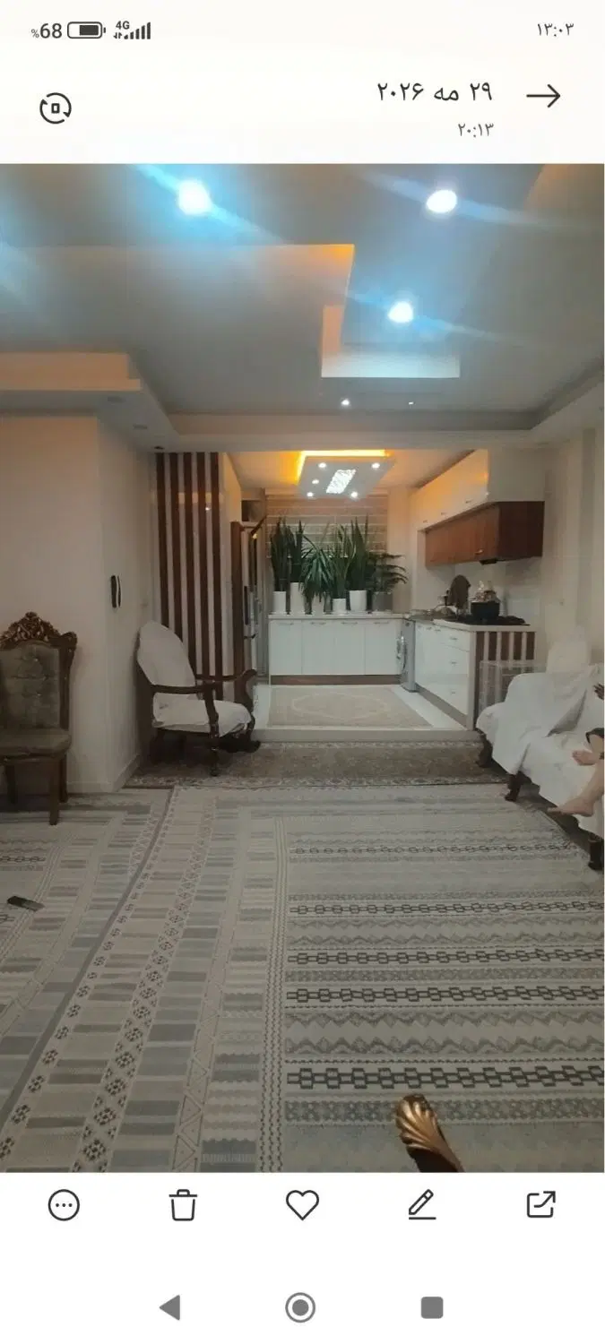 اپارتمان تک واحدی دو خواب