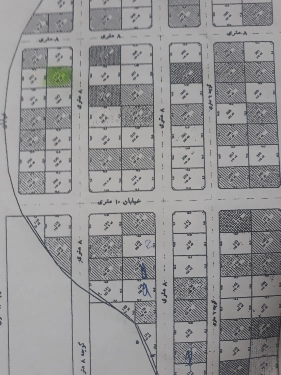 زمین دیواندره شهرک گلشن