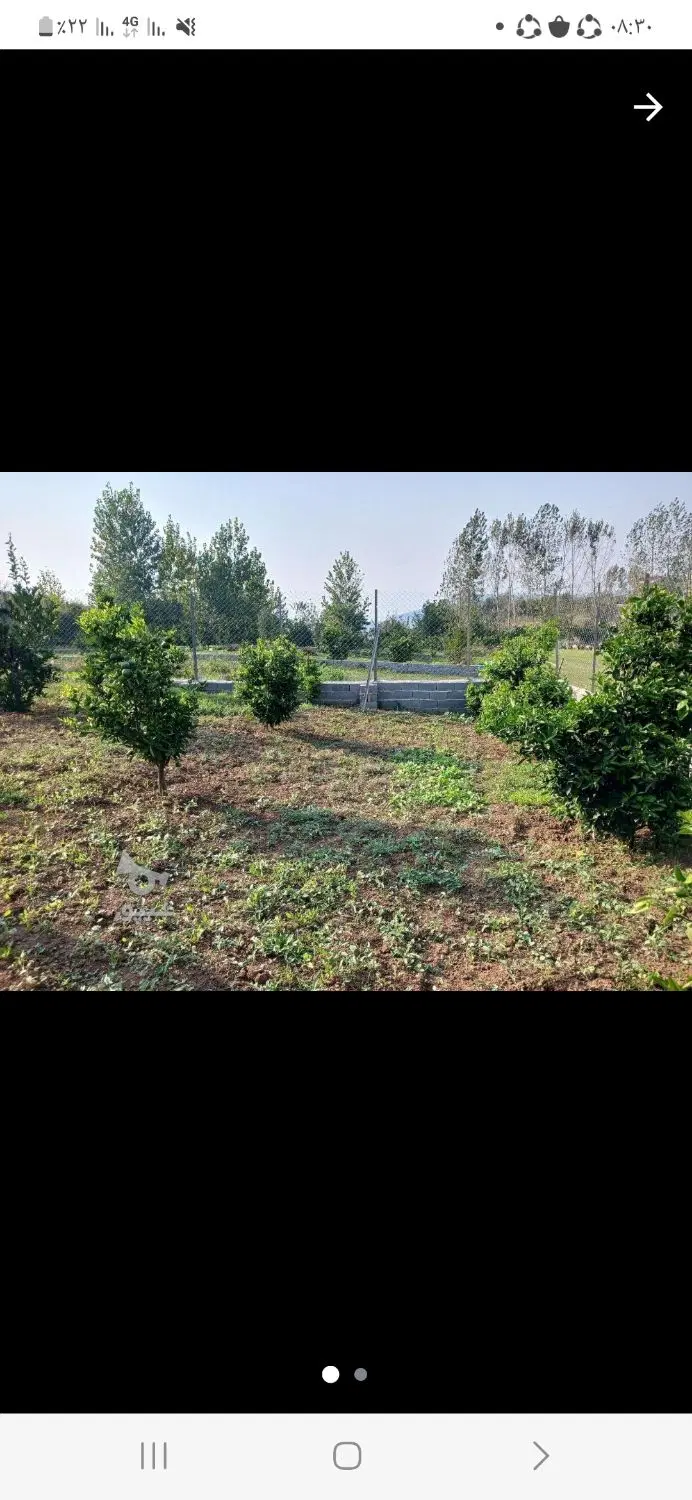 زمین به مساحت ۲۵۰ متر در روستای پایین کولا ساخیل