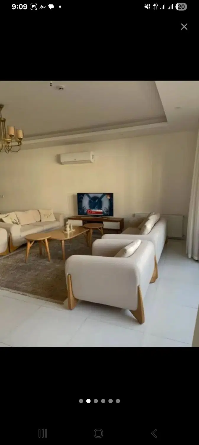 ۱۰۵ متری دوخوابه سازنده مطرح رو به نما