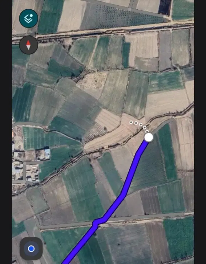 فروش زمین درروستای حاج حسن خالصه ۲۵۰۰مترمتری۳۰۰