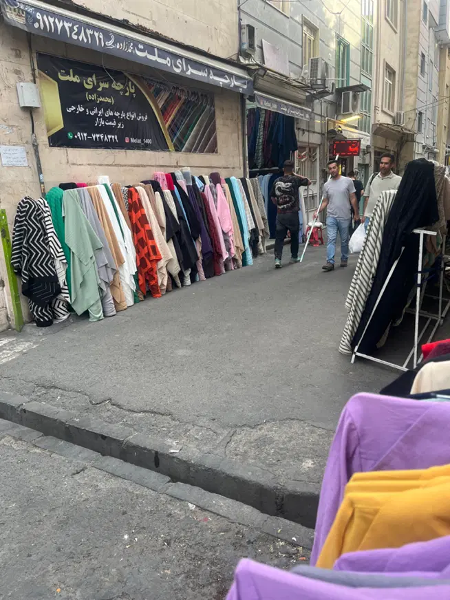 اجاره مغازه عبدل آباد بورس پارچه و پرده