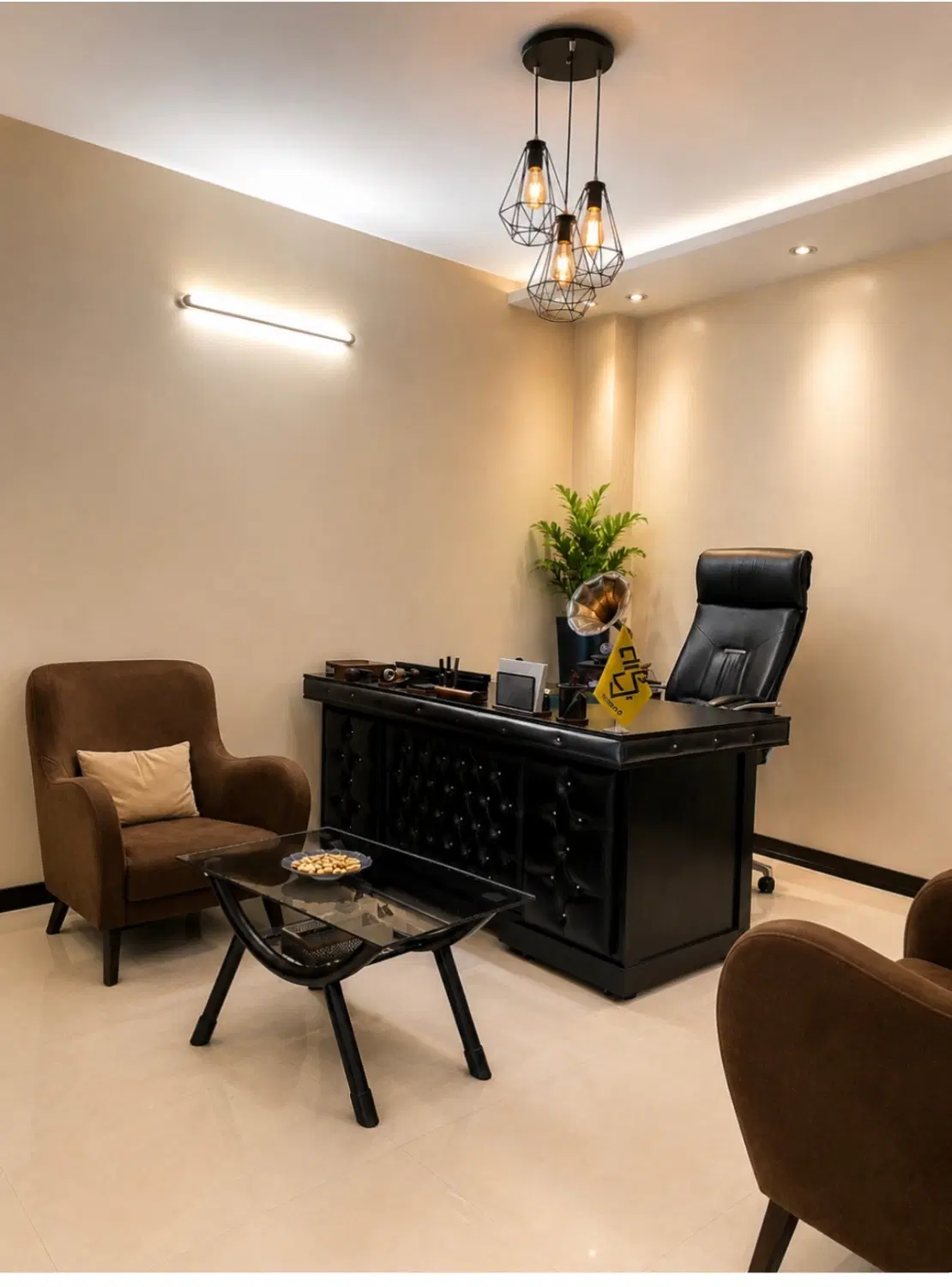 یک اجاره اتاق در یک واحد اداری