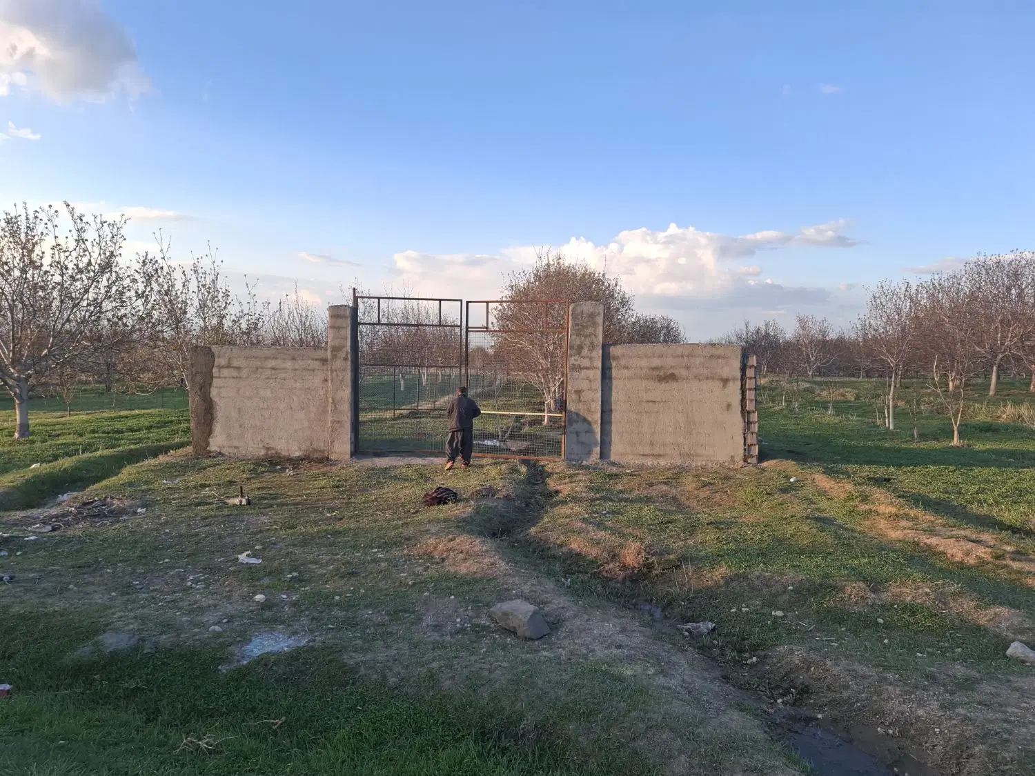 باغ گردوبادام، جاده سیمین وهنان اول روستای فسیجان