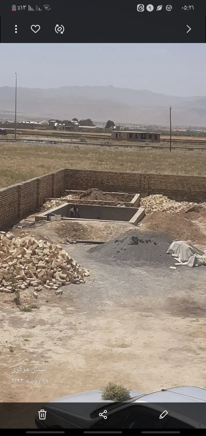 ۶۰۰مترزمین درجاده فرمهین