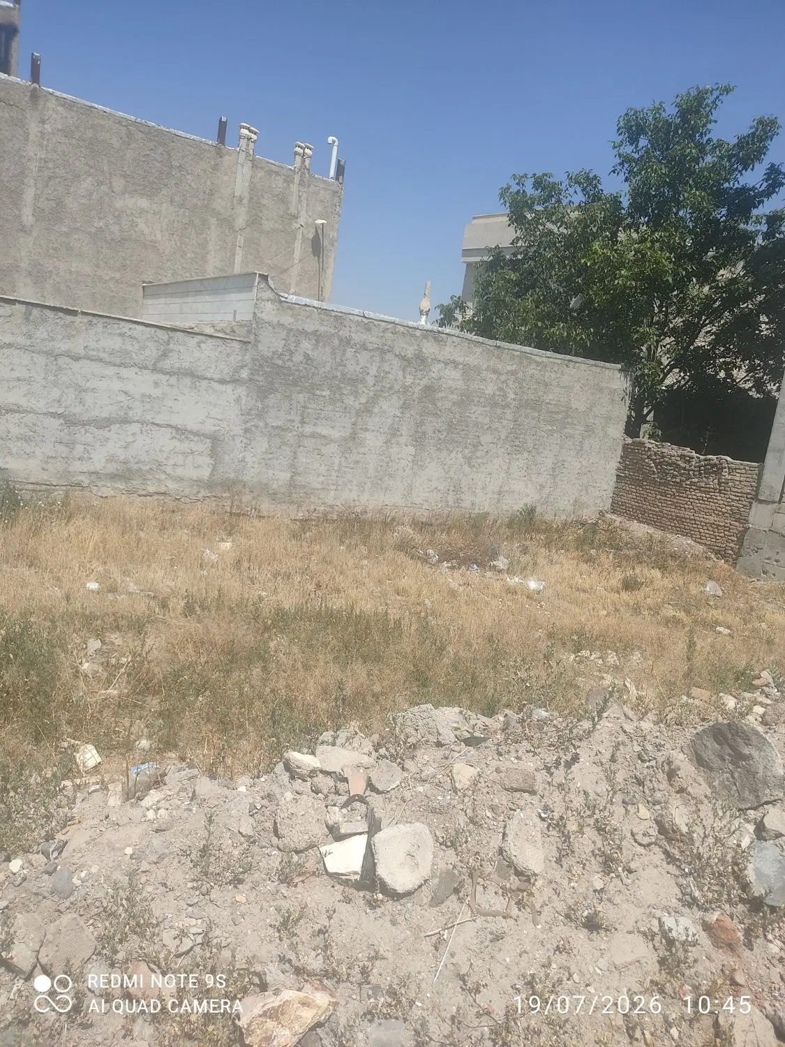 زمین کمربندی دوم نرسیده به پل گلمغان از طرف وحدت
